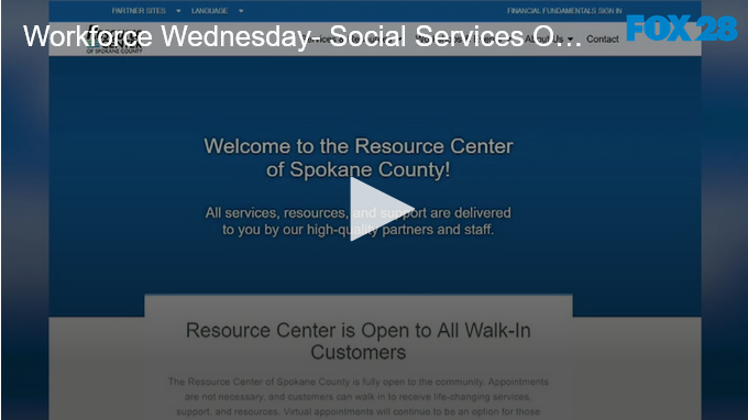 2022-09-28 at 14-06-19 Workforce Wednesday- Social Services One Stop Center FOX 28 Spokane | FOX 28 Spokane Workforce Wednesday- Social Services One Stop Center FOX 28 Spokane