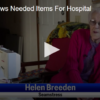 Woman Sews Needed Items for Hospital