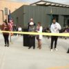 Peperzak Middle School Opens, Carla Olman Peperzak at Ribbon-Cutting Ceremony