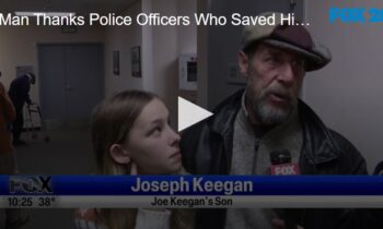 Man Thanks Police Officers Who Saved His Life