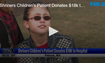 Shriners Children’s Patient Donates $18k to Hospital