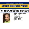 Washington State Patrol searching for a missing Indigenous girl
