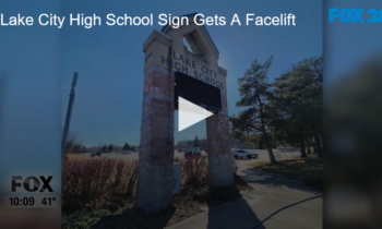 Lake City High School Sign Gets A Facelift