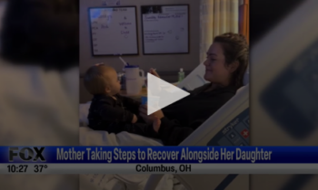 Mother Taking Steps To Recover Alongside Her Daughter