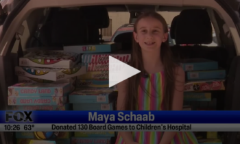 Girl Donates Over 100 Games To Children’s Hospital