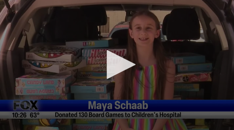 Girl Donates over 100 Board Games to Children's Hospital June 25th 2024