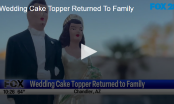 Wedding Cake Topper Returned To Family