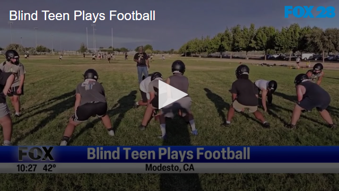 2024-11-05 100056 | FOX 28 Spokane Blind Teen Plays Football November 5th 2024
