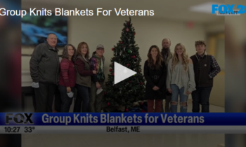 Group Knits Blankets For Veterans