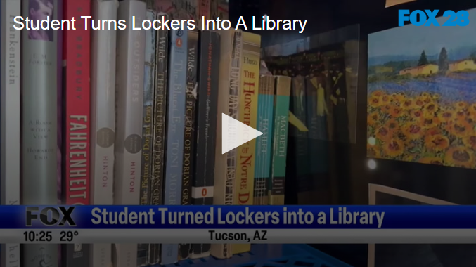 Student Turns Lockers Into A Library January 15 2025