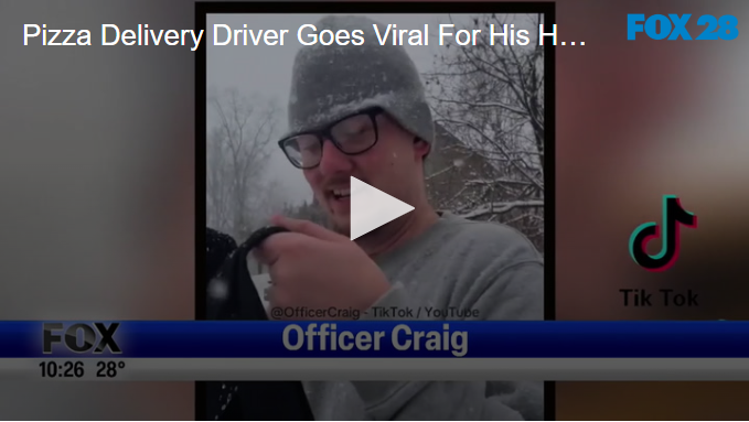 Pizza Delivery Driver Goes Viral For His Hard Work January 16 2025