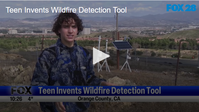 Teen Invents Wildfire Detection Tool Feb 12 2025