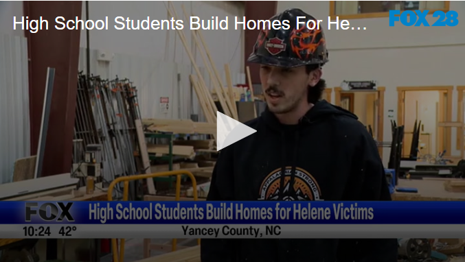High School Students Build Homes For Helene Victims Feb 26 2025