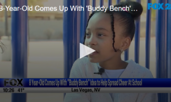 8-Year-Old Comes Up With ‘Buddy Bench’ Idea To Help Spread Cheer At School