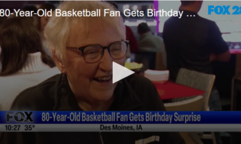 80-Year-Old Basketball Fan Gets Birthday Surprise