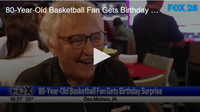 80-Year-Old Basketball Fan Gets Birthday Surprise March 7 2025
