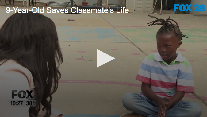 9-Year-Old Saves Classmate's Life March 11 2025