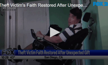 Theft Victim’s Faith Restored After Unexpected Gift