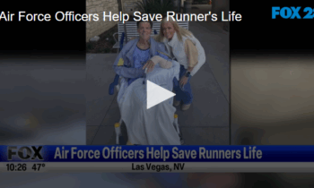 Air Force Officers Help Save Runner’s Life