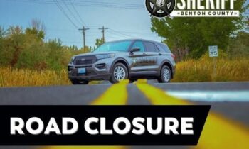 Collision halts traffic on Benton, Grant County line