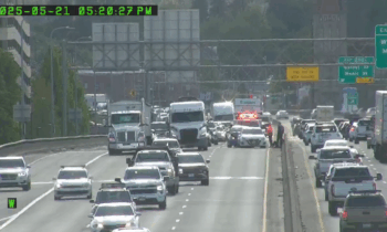 Crash on I-90 eastbound near Monroe Street causes traffic delays in Spokane