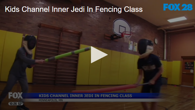 Kids Channel Inner Jedi in Fencing Class May 6 2025
