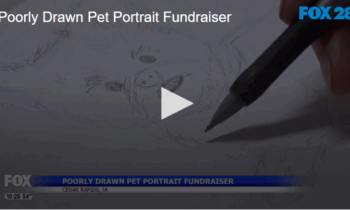 Poorly Drawn Pet Portrait Fundraiser