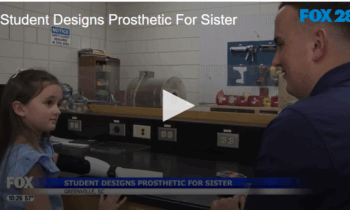 Student Designs Prosthetic For Sister
