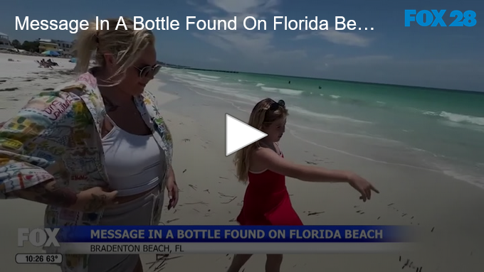 Message In A Bottle Found On Florida Beach FOX 28 Spokane