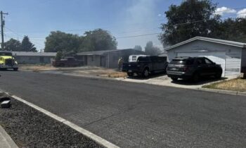 Brush fire in Moses Lake damages house and outbuildings, no injuries
