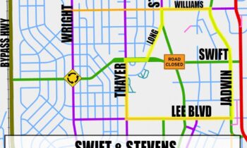 Intersection of Stevens Drive and Swift Boulevard closed over weekend