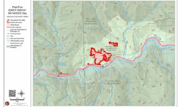 Post Fire near Lochsa River grows to 148 acres, crews work to protect Highway 12, recreation areas