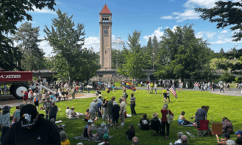 ‘No Kings’ protests coincide with Spokane Pride amid nationwide demonstrations against Trump policies