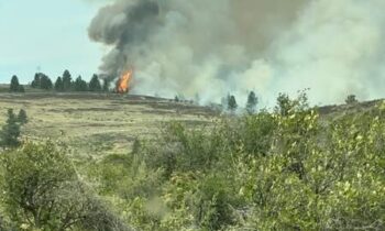 Evacuations ordered for Colockum Road as fire grows to 20 acres in Kittitas Valley