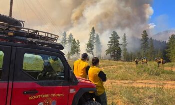 Kootenai firefighters assist with France Canyon Fire in Southern Utah