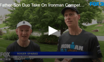 Father-Son Duo Take On Ironman Competition