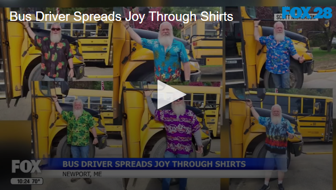 Bus Driver Spreads Joy Through Shirts June 25 2025