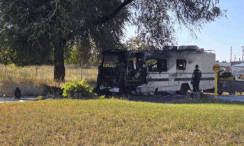 Motorhome fire in Spokane sends one person to hospital