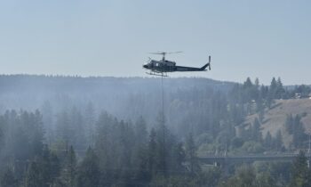 Evacuations dropped to Level 1 for fire near Spokane Falls Community College