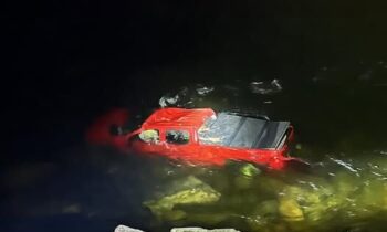 Driver rescued from car after it submerges into the Lochsa River