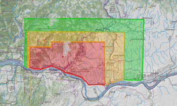 Firefighter injured as Burdoin fire expands, highways remain closed