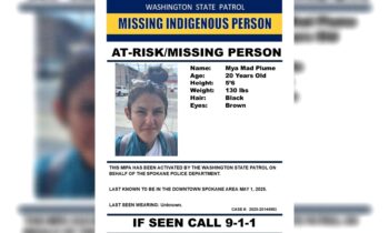Missing indigenous person alert issued for Spokane woman