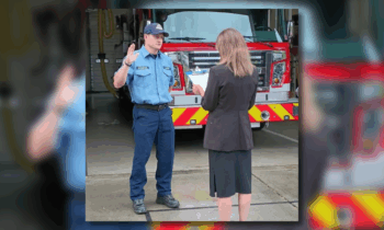 Captain Hiltenbrand promoted to Battalion Chief after passing of CDA Fire leader John Morrison