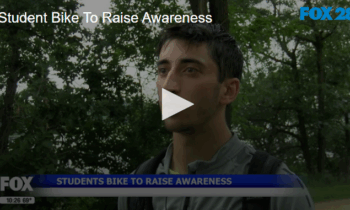 Student Bike To Raise Awareness