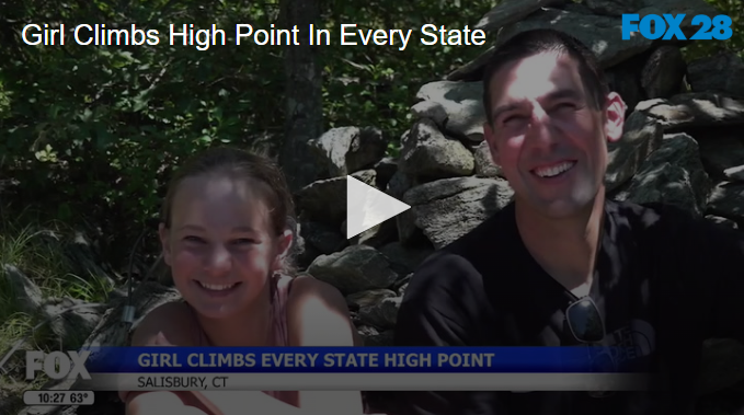 Girl Climbs High Point In Every State July 22 2025