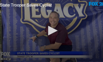 State Trooper Saves Cyclist