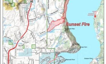 Sunset Fire burning 3,208 acres near Athol, 11% contained