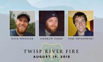 Okanogan County remembers fallen firefighters 10 years after Twisp River Fire