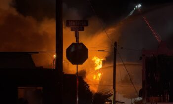 Fire at a glass warehouse near Spokane’s East Central neighborhood extinguished