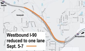 I-90 lane reductions planned this weekend for bridge repairs